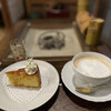 Cafe Grand Jete - カフェラテとオレンジケーキ