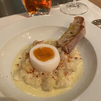 Benoit Alain Ducasse - 鱈のブランダードと半熟卵