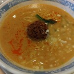 バーミヤン - 濃厚担々麺　ゴマゴマしてスープ美味しい！