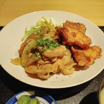 Sakaba Futamata - 生姜焼きと唐揚げ