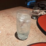 桔梗屋 - 麦焼酎水割り