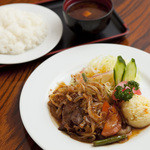 はり重カレーショップ - 焼肉定食