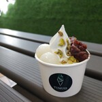 TUMUGI - TUMUGIパフェ 550円+あんこ100円
