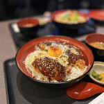Neo 和Dining MiRAI - やわらか豚角煮カツ丼定食　ゴマ味噌