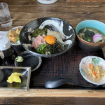 168食堂カフェ - 料理写真:ねばとろ丼定食　@1100