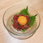 サムギョプサルと韓国料理 TUTUMU38 - ネギ塩ユッケ