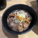 横浜家系ラーメン 蓮 - ミニもつ煮