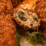 キッチン チェック - 牡蠣フライは濃厚で新鮮そのもの