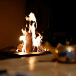 膳処末富 - 今宵も焚き火に魅了されました。