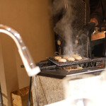 膳処末富 - つくねがスタンパイ