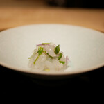 膳処末富 - ●白海老のセビージャ