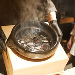 膳処末富 - 今回はシンプルに牛蒡のみを土鍋で炊いた牛蒡ご飯