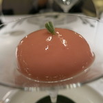 エクアトゥール - 25年6月　ウォーターメロンのエスプーマ、鮎のリエット、エストラゴンのジュレ