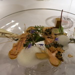 エクアトゥール - 25年6月　冷製フォアグラ　カルパッチョ仕立て　仏サマートリュフソース