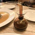 Batamiruku Chaneru - ●アボカドと生ハムのサラダパンケーキ用のバルサミコシロップがおいしい！
