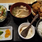 こだわり炭火焼鳥 ふらふら - チキンカツ御膳￥800