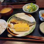 谷町 わらかし - 焼鯖と卵焼き定食