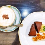 神戸 萩原珈琲店 - モカジャバ、チョコレートケーキ