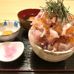 Surprising Seafood Mizore Don (Rice Bowl)