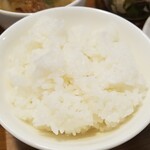 キッチン ブルー グローブ - ご飯大盛りのアップ