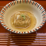 味 ふくしま - 胡麻豆腐の揚げ出し、トロトロです