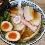 Teuchi Chuuka Kashima - チャーシューワンタン麺＋味玉