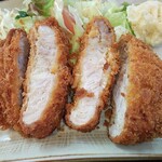 レストラン蘭  - トンカツ定食