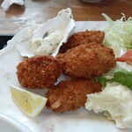 レストラン蘭  - 季節限定カキフライ