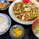 高原亭 - 料理写真:ひるぜん焼そば定食