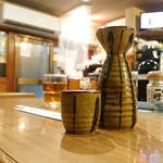 生そば 一力 - 酒(¥400)