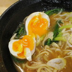 ラーメン 三亀 - 味玉