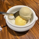 Mezondoshefu Gohan - ピスタチオ＆因島はちみつアイスクリーム