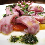 リストランテ ネグラマーロ - やさしく焼を通したヴェネット産ウサギの冷製 アルバ風