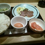 たんやHAKATA - 牛タン朝定食390円＋めんたま150円！（明太子＋玉子）