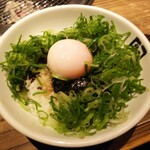 牛角 - ネギ温玉ご飯中