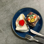 ホームメイドケーキ　アンジェ - スペシャルショートケーキ(¥420)、アミィ(¥350)