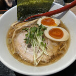 麺や 味の郷 - 味玉煮干ラーメン