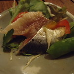 ボータン - 鰯のマリネのとり皿アップ