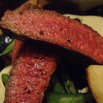 ボータン - イチボ肉のアップ