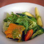 Denizu - 季節の野菜サラダ～バジルのソース～☆