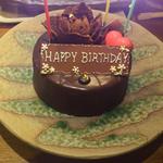 ブランブリュン - バースデーケーキ  オールチョコレートです