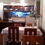 Paysanne - テーブルより厨房を望む