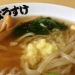 麺屋 ようすけ - 擦りニンニク：ニンニクラーメン