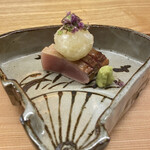 一本杉 川嶋 - 名物の藁焼き