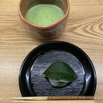 一本杉 川嶋 - 椿餅とお抹茶