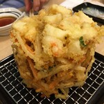 町鮨とろたく - 海鮮ミックスかき揚げ