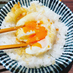 伝統自家製麺 い蔵 - 玉子天ぷらかけご飯