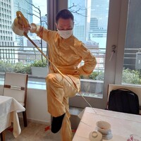 四川豆花飯荘 東京店 - 撮影の許可はいただきました！するとこんなポーズをとってくれました！