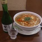 華琳 - 酸辣湯麺＆繁桝(冷酒)