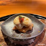 らん亭～ 美日庵 - 3㌕超の天然とら河豚の焼白子